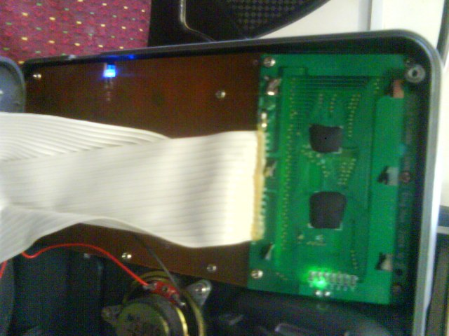 LCD of JR168S IP phone.