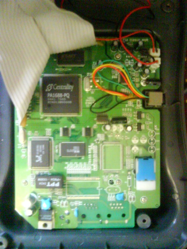 PCB of JR168S IP phone.