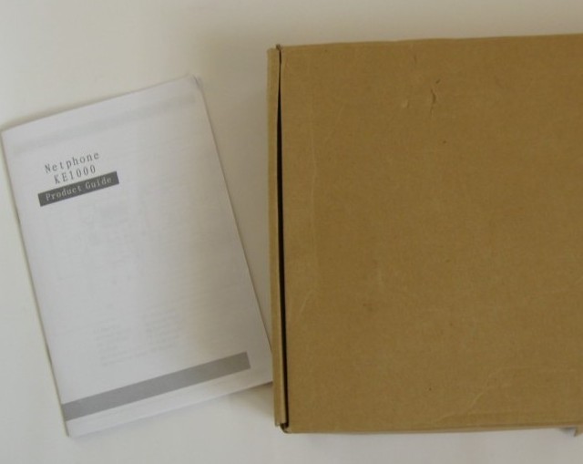 Non-standard PA1688 based Koncept KE1000 IP phone product guide picture.