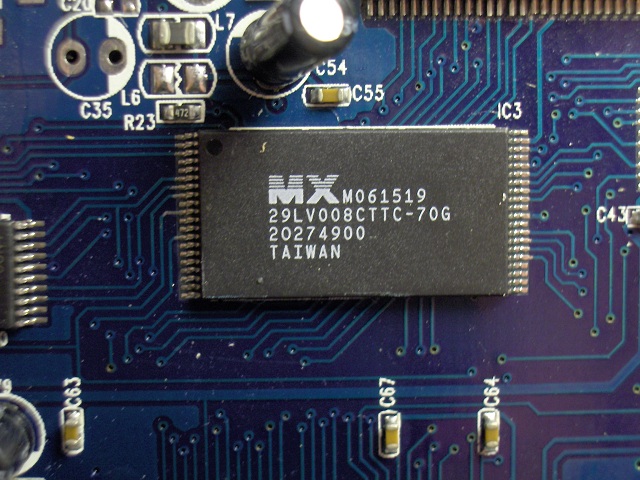 MX29LV008CTTC chip on China Roby PB-35 IP phone inside PCB board.