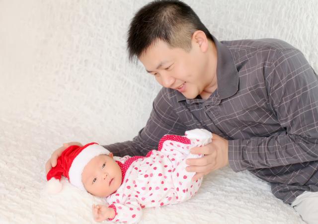 跟沾光的爸爸合影 640x451